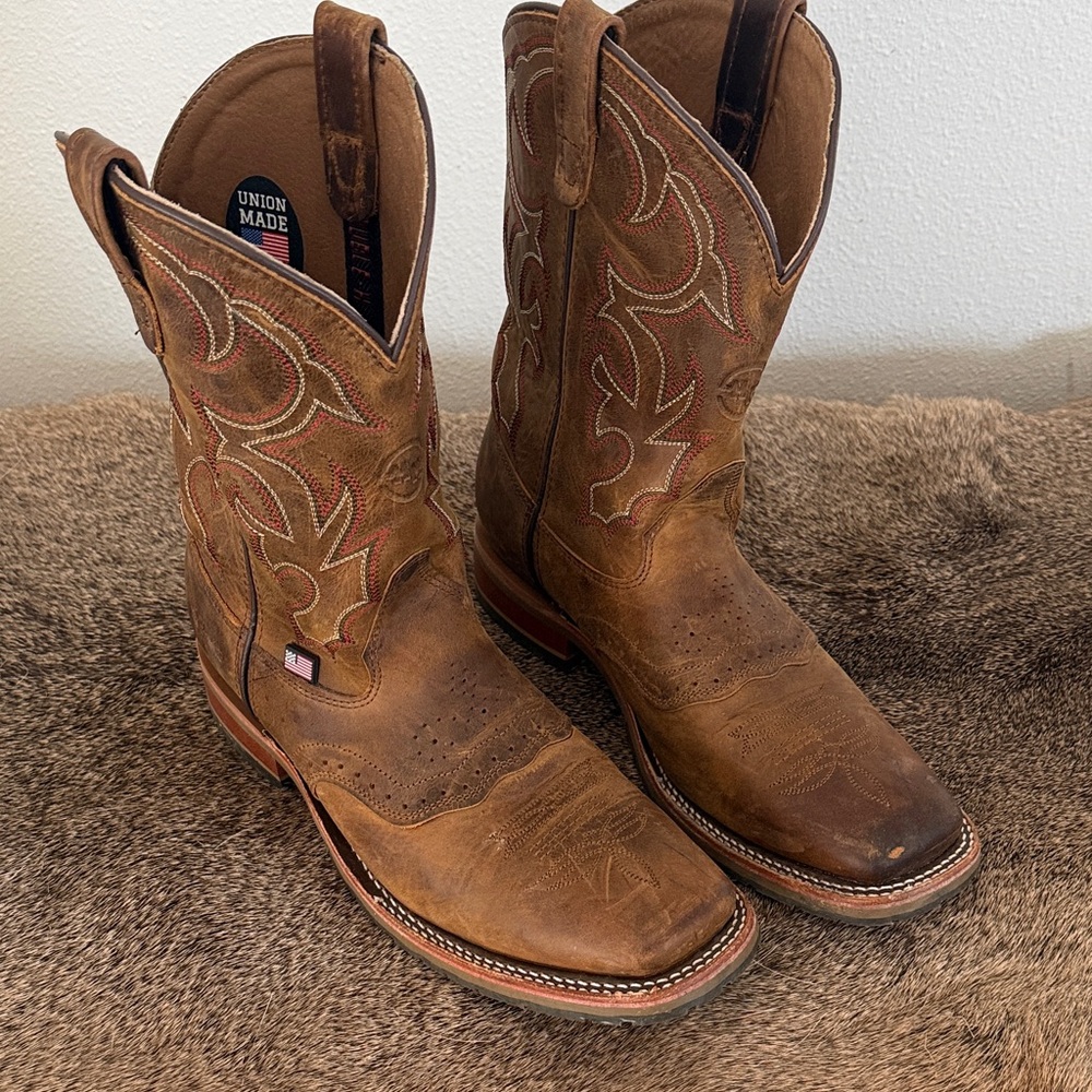 Men’s Double H Size 12 Brown Western Boots!